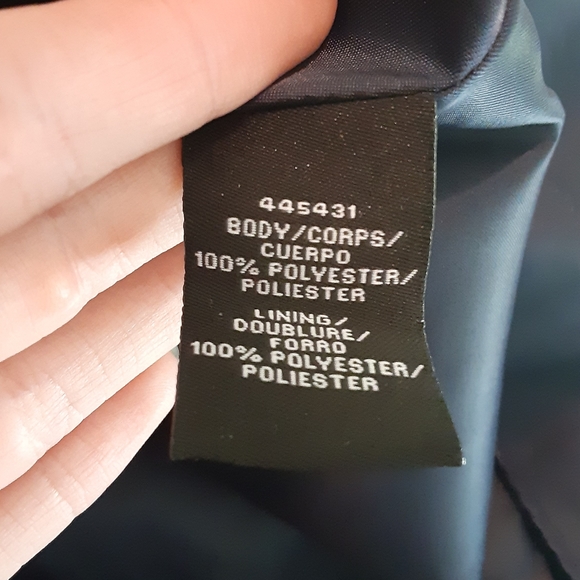 Monique Lhuillier Navy Lace Sleeve Gown - Picture 10 of 10